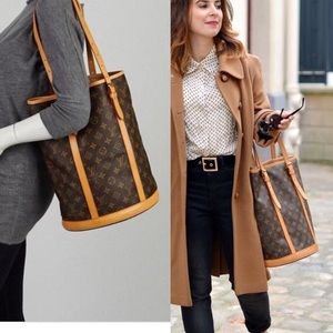 Louis Vuitton Bucket GM Brown Monogram